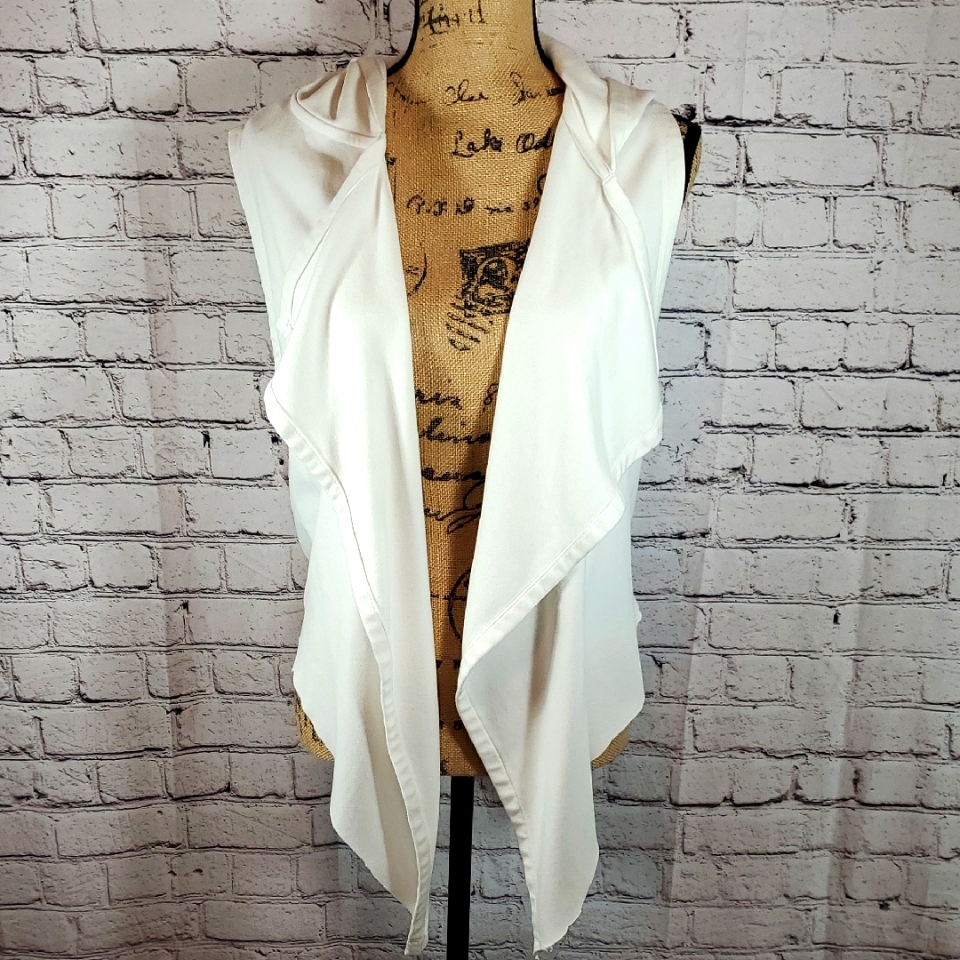 Fabletics Sleeveless Hooded Cardigan Size M